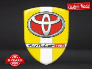 Toyota Waterproof Sticker Label Premium Professional Minimal